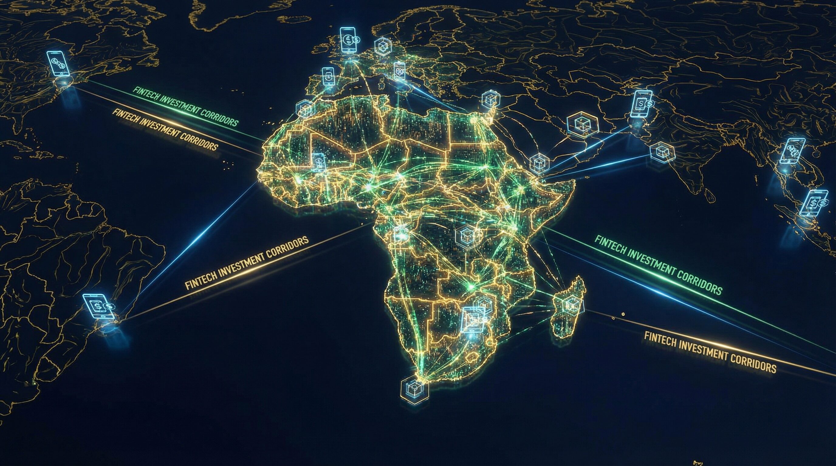 Visualisation des flux d'investissement en Afrique
